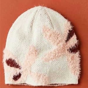 Anthropologie In Bloom Fuzzy Beanie NWT